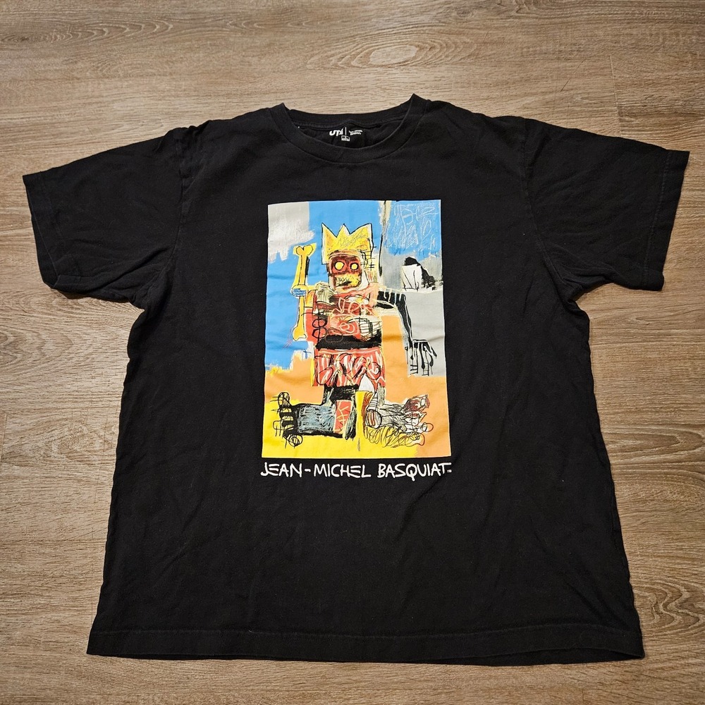 Jean-Michel Basquiat Uniqlo UT Graphic T-Shirt Crown Artwork Large